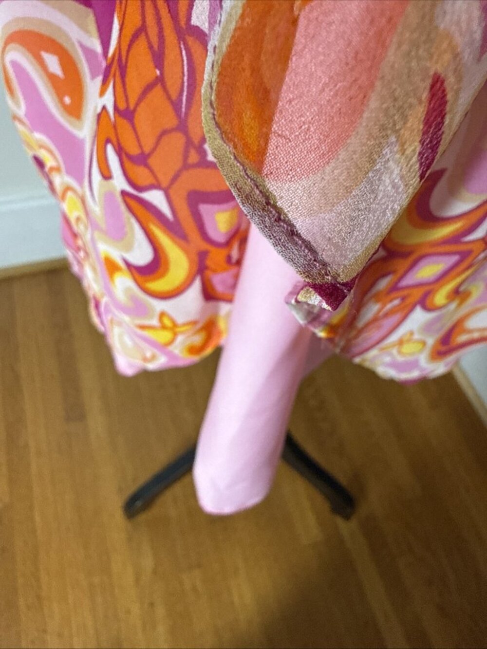Lilly Pulitzer Halter or strapless Dress Pink Chiffon Fishalicious Caroleena 6 - Picture 5 of 13